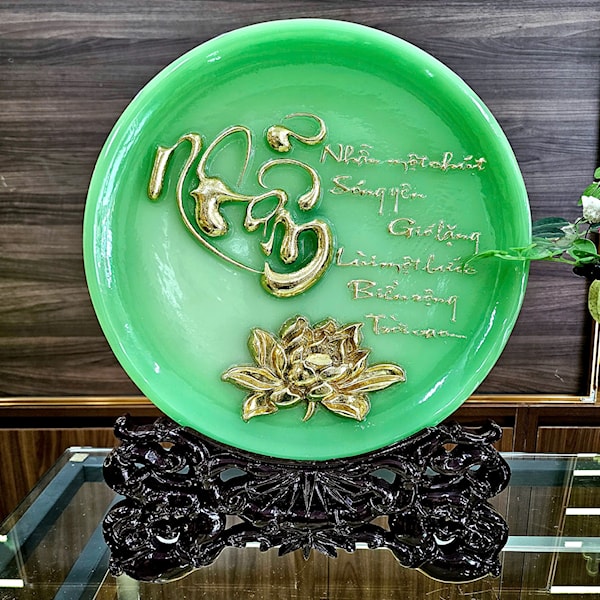 Đĩa Phúc Lộc Thọ nhẫn 